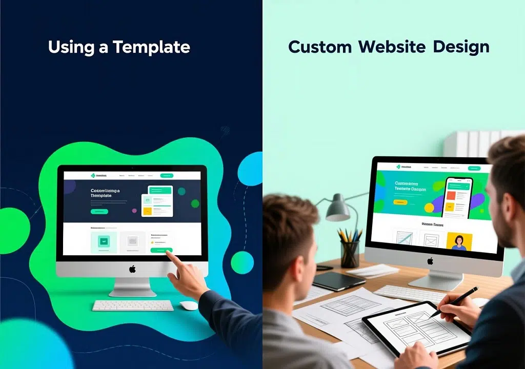 وب‌سایت اختصاصی در مقابل قالب آماده