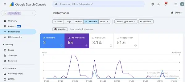 گوگل سرچ کنسول